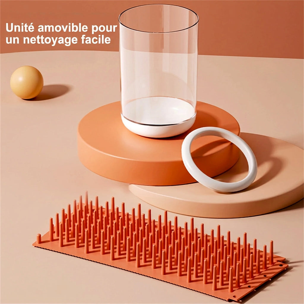 Brosse amovible pour un nettoyage facile
