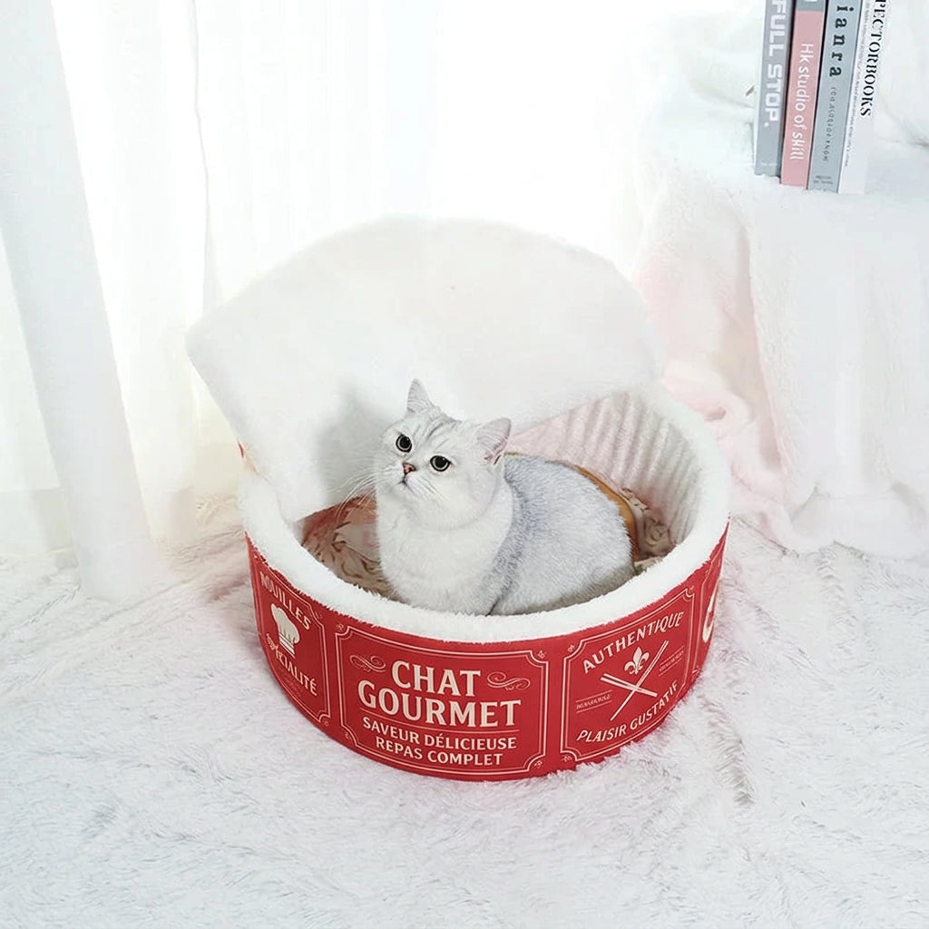 Panier nouilles rouge et son couvercle