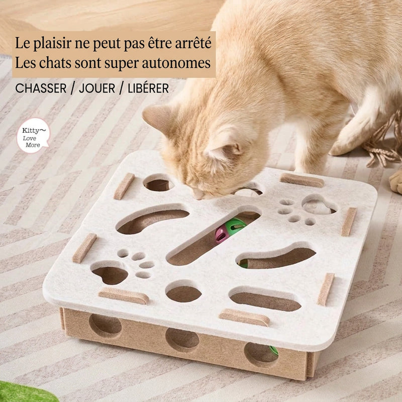 Boîte à puzzle Feutrine – jouet de fouille pour chien