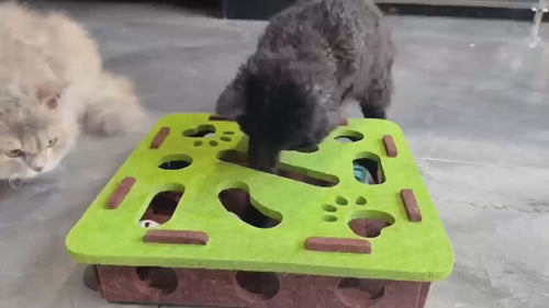 Vidéo de la boîte à puzzle en feutrine