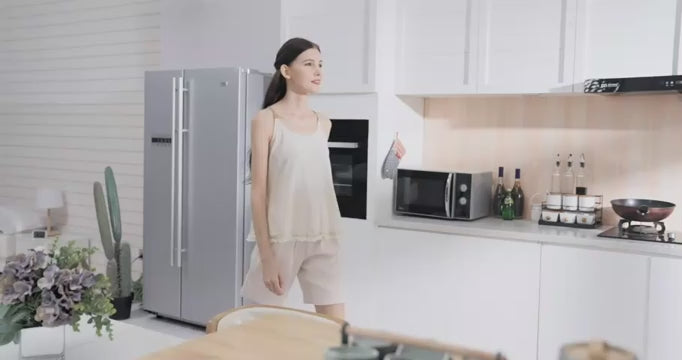 Vidéo de la fontaine ovale en inox